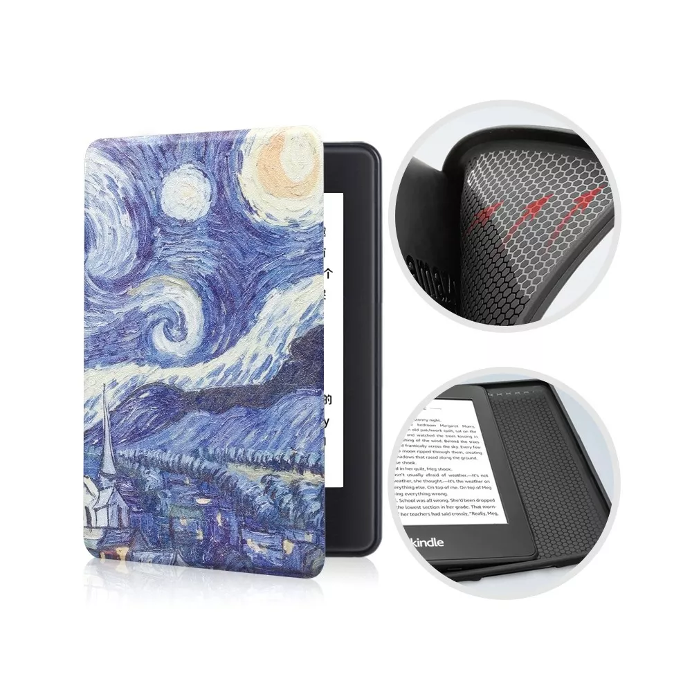 Etui Kindle 11 Touch silikonowy tył wzory - Kolor: 12. Painting