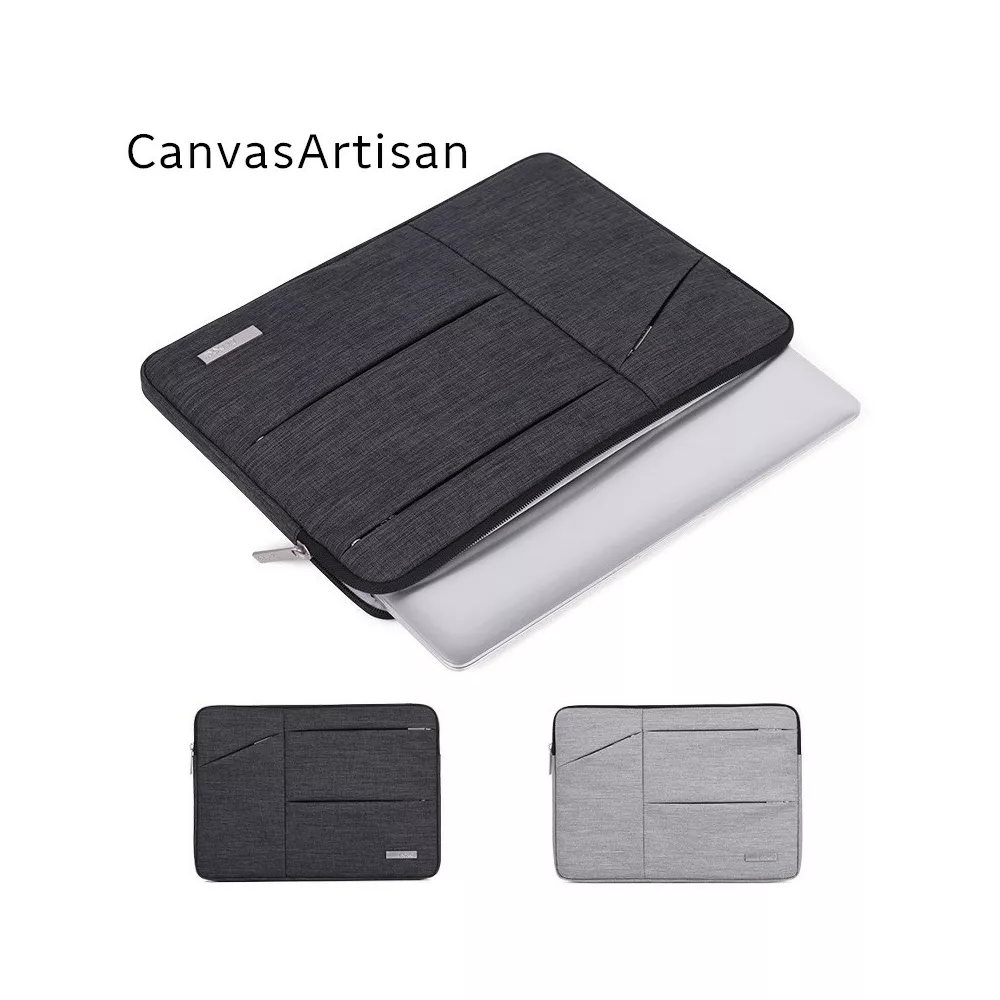 Etui Canvas na laptopa 14,1" z kieszonkami