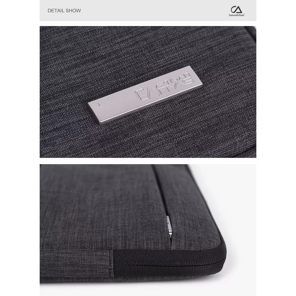 Etui Canvas na laptopa 14,1" z kieszonkami