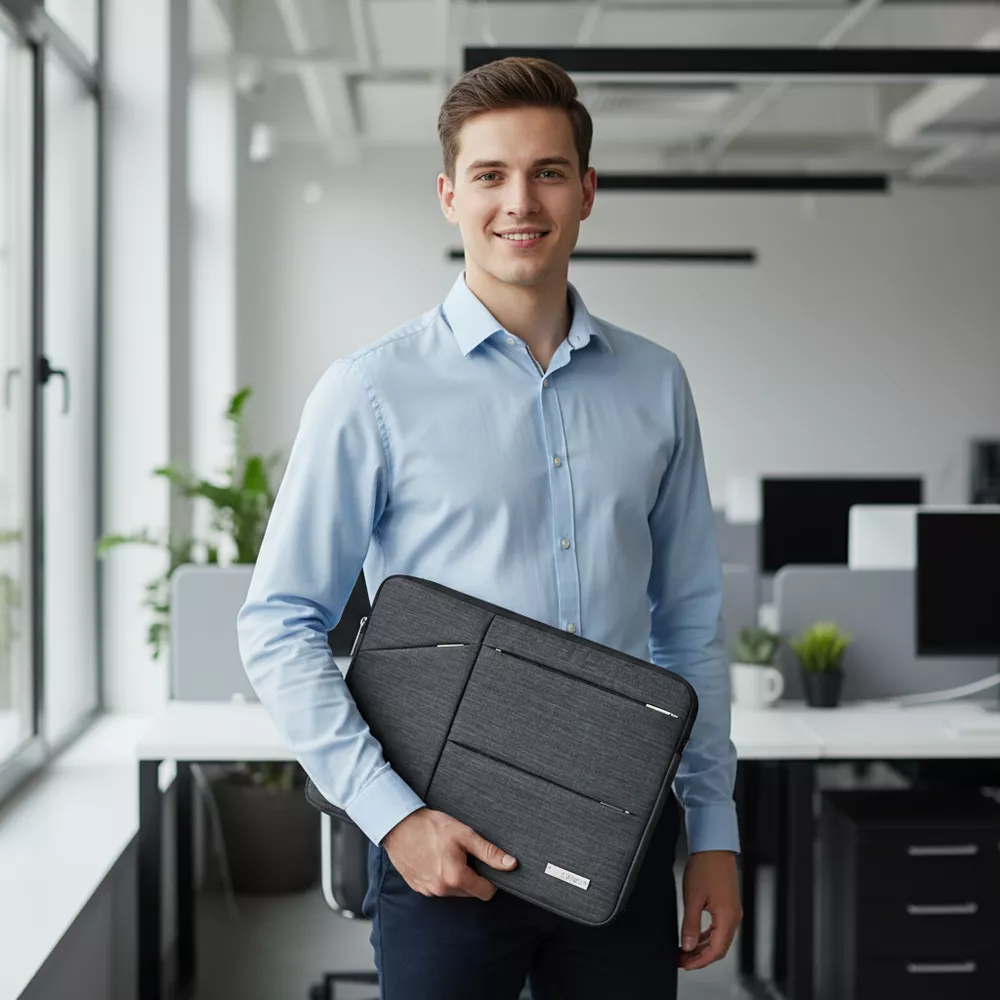 Etui Canvas na laptopa 16,4" z kieszonkami