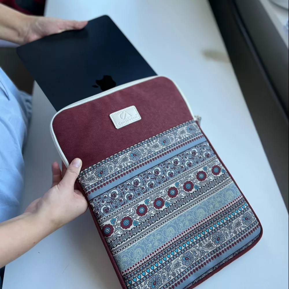 Etui etno Canvas na laptopa 14,1"