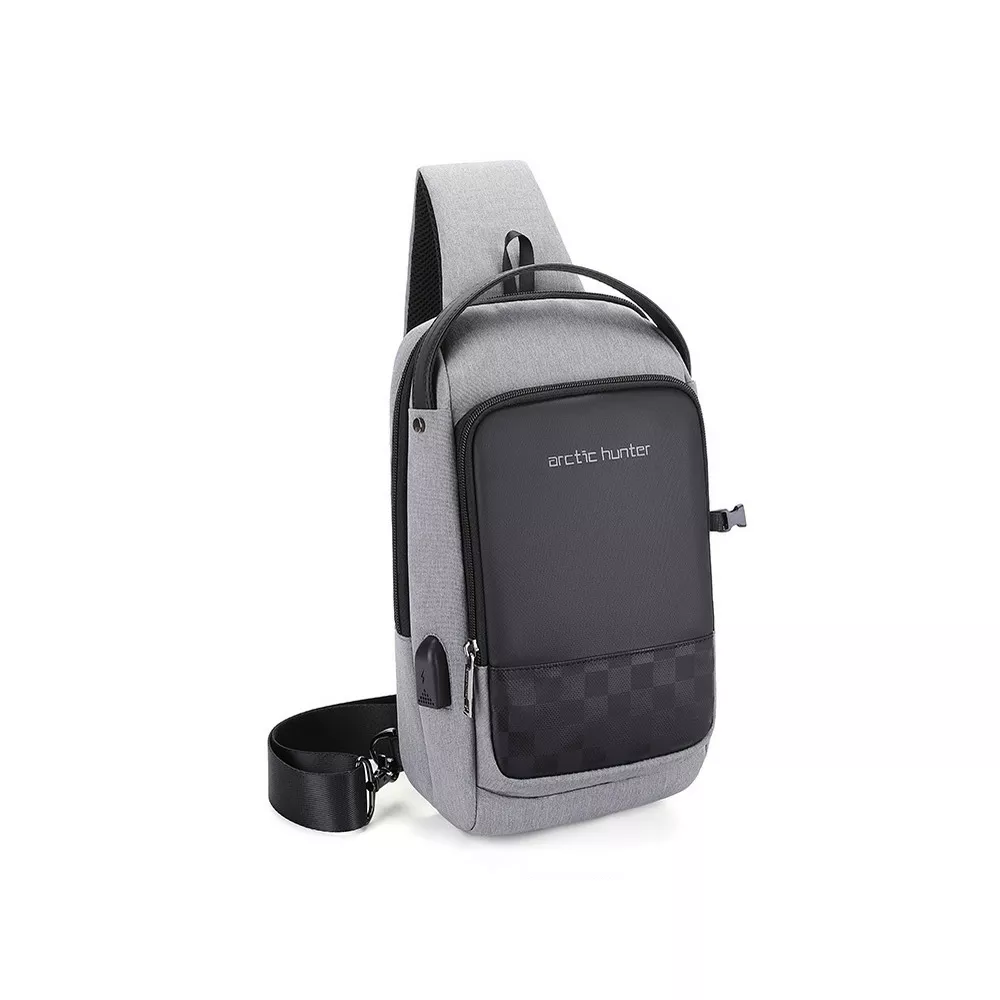 Plecak miejski Arctic Hunter na jedno ramię organizer z USB XB00105