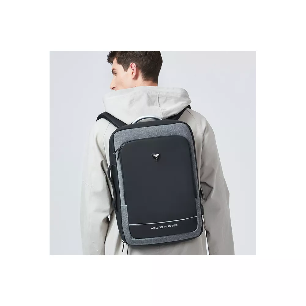 Plecak/torba Arctic Hunter na laptopa 17,3" B00227L z USB bagaż podręczny 41L