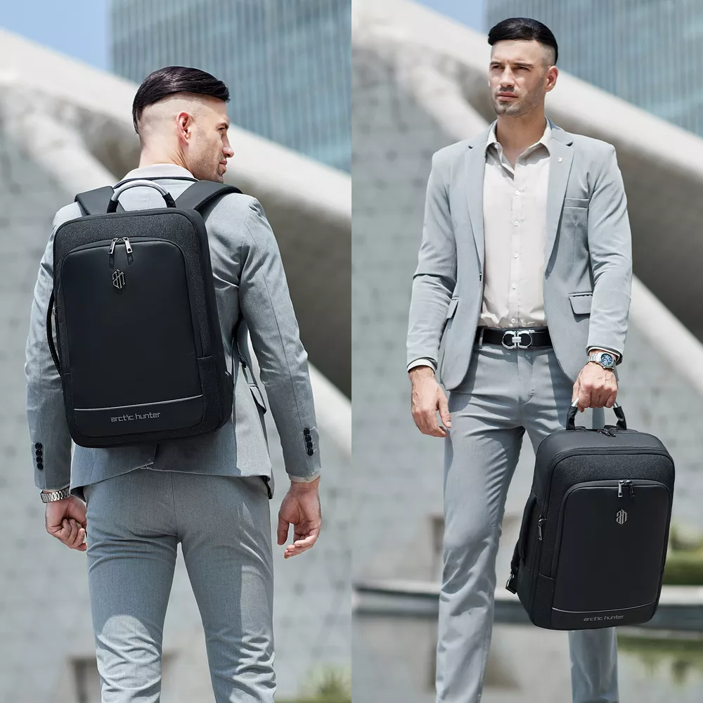 Plecak/torba Arctic Hunter na laptopa 17,3" B00227L z USB bagaż podręczny 41L
