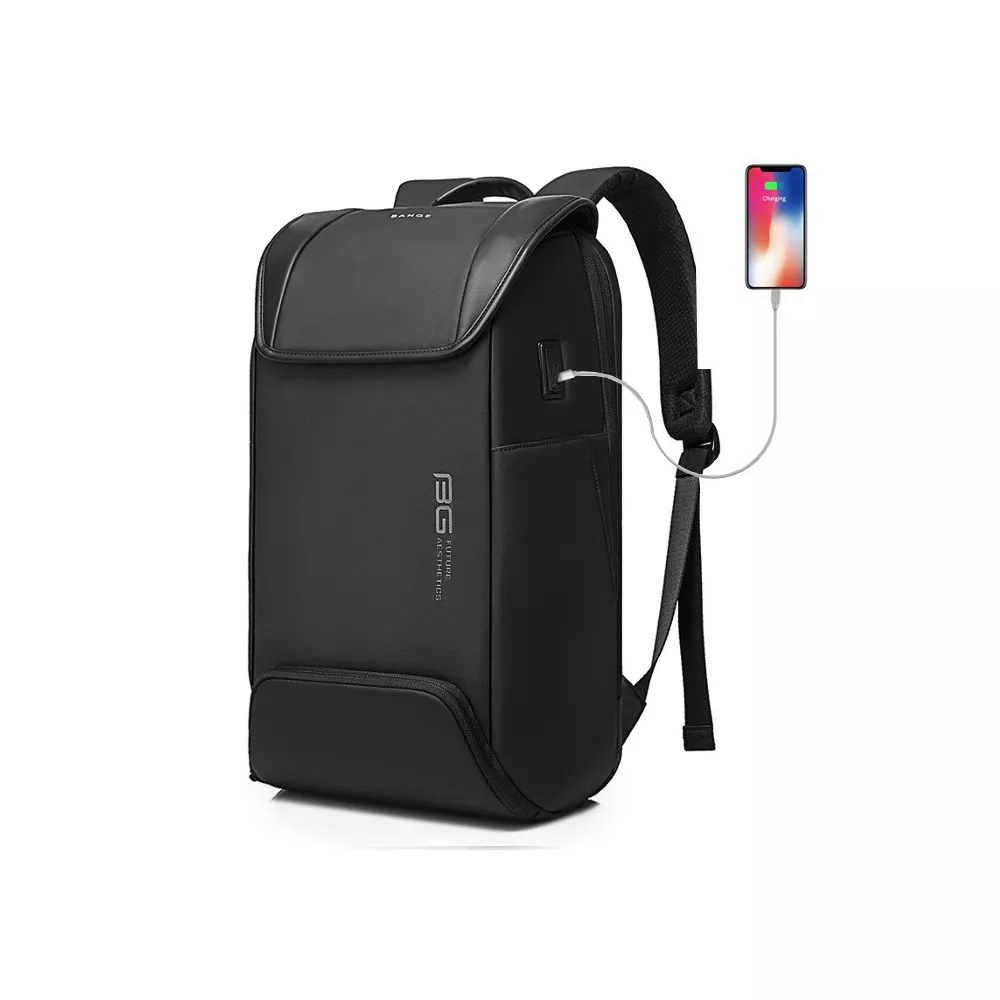 Antykradzieżowy plecak Bange na laptopa 15,6" BG-7276 z USB - Kolor: czarny