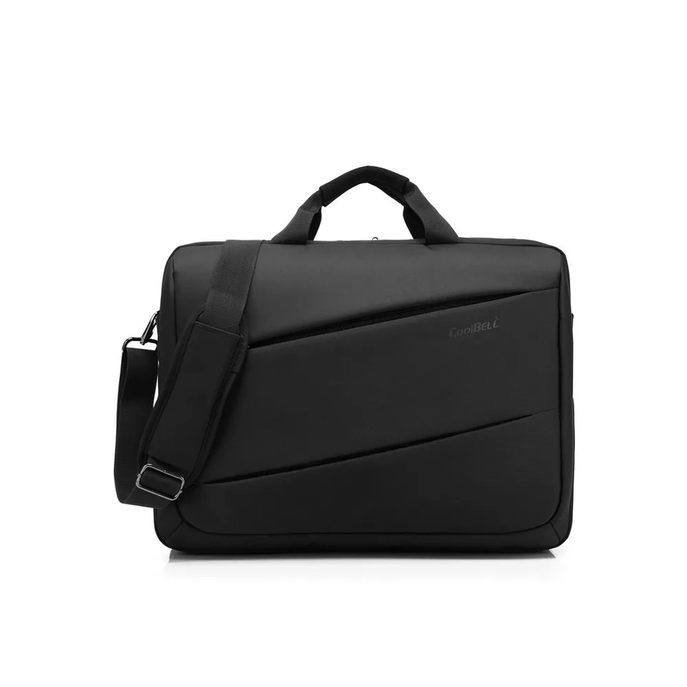 Torba Coolbell na laptopa 17,3" dwukomorowa CB-2068 - Kolor: czarny
