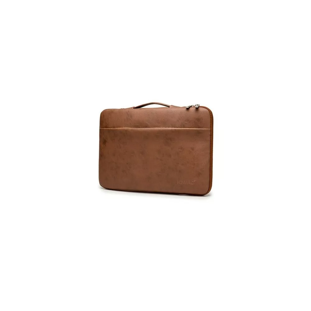 Etui Kinmac na laptopa 13,3" eco skóra - Kolor: brązowy