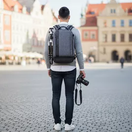 Plecak fotograficzny Prowell DC22095 na aparat + laptopa 13.3"