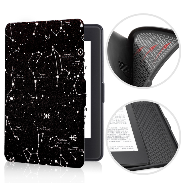 Etui Kindle Paperwhite 1/2/3 silikonowy tył wzory - Kolor: 10. Constellation