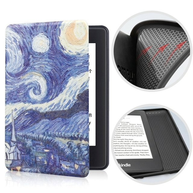 Etui Kindle 10 Touch silikonowy tył wzory - Kolor: 12. Painting
