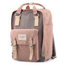Plecak Himawari HM188L na laptopa 13,3&quot; 14,1&quot; vintage - Kolor: 32. różowo-brązowy
