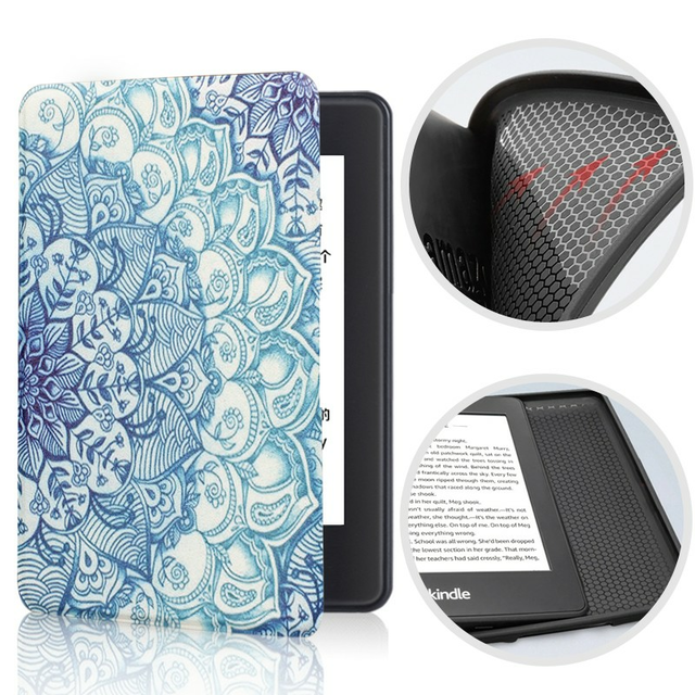 Etui Kindle 10 Touch silikonowy tył wzory - Kolor: 03. Mandala