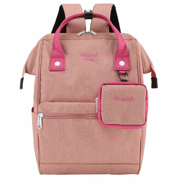 Plecak Himawari 2268 na laptopa 13,3&quot; + etui - Kolor: różowy
