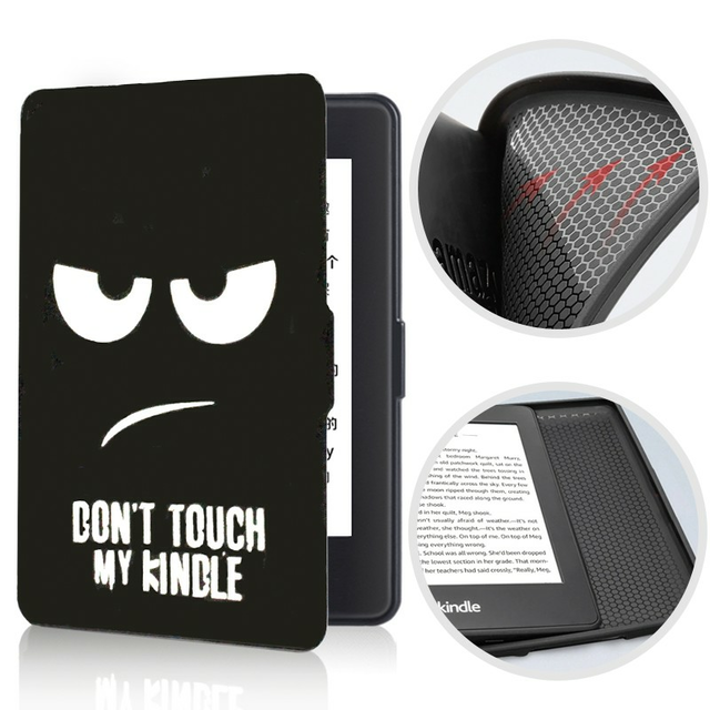 Etui Kindle Paperwhite 1/2/3 silikonowy tył wzory - Kolor: 07. Don't Touch