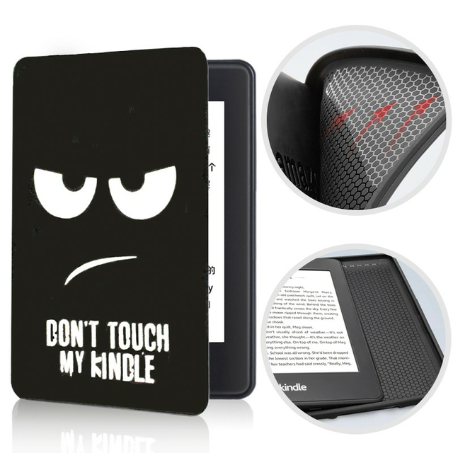 Etui Kindle 10 Touch silikonowy tył wzory - Kolor: 07. Don't Touch