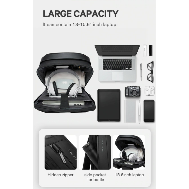 Antykradzieżowy plecak Bange na laptopa 15,6&quot; BG-7216 z USB