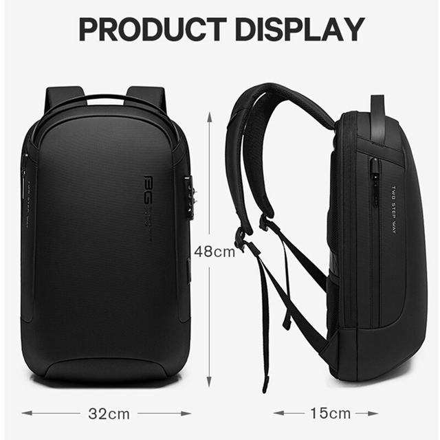 Antykradzieżowy plecak Bange na laptopa 15,6&quot; BG-7225 z USB