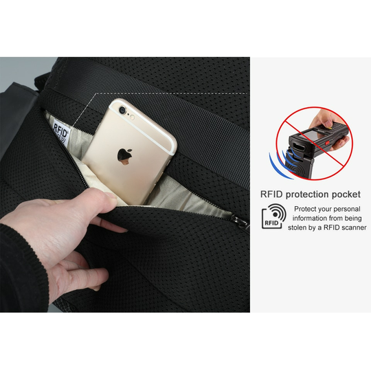 Antykradzieżowy plecak Tigernu na laptopa 15,6&quot; T-B3655 ochrona RFID
