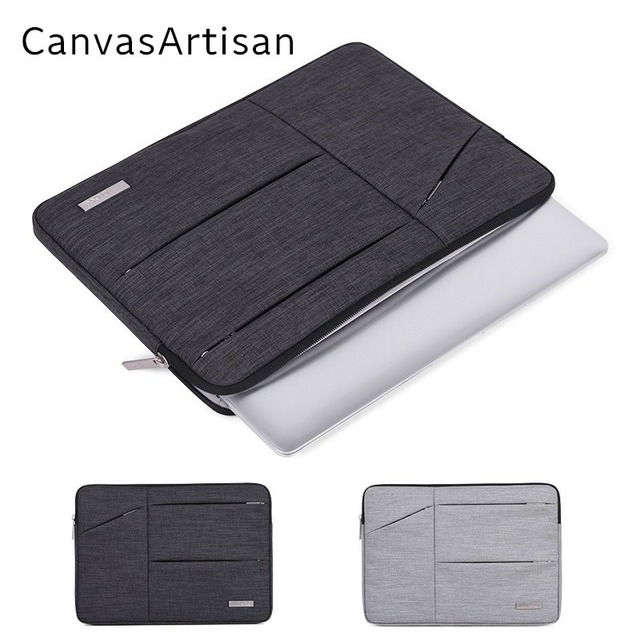 Etui Canvas na laptopa 15,6&quot; z kieszonkami