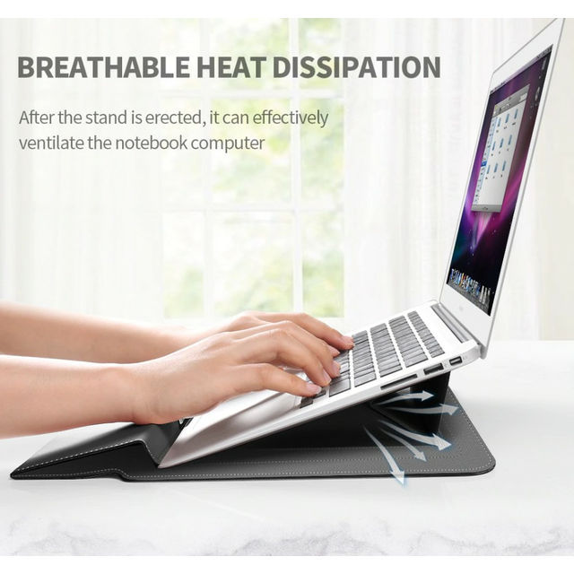 Etui Haiberd na Macbooka Pro 13/Macbooka Air 13 z podstawką
