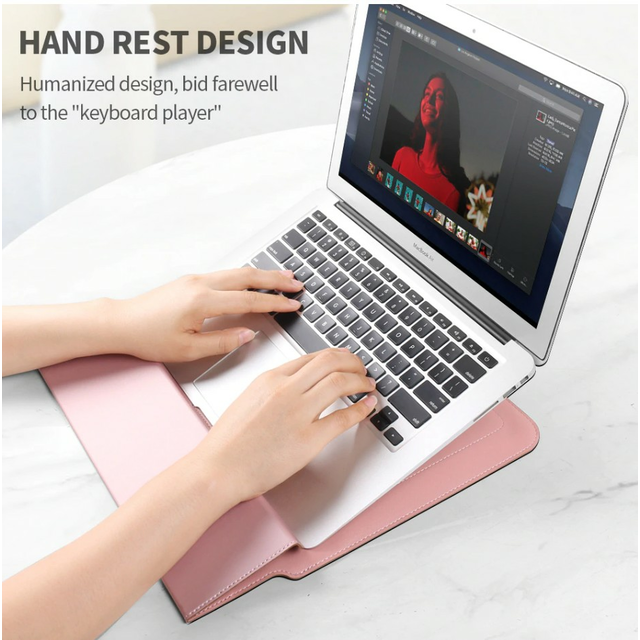 Etui Haiberd na Macbooka Pro 13/Macbooka Air 13 z podstawką