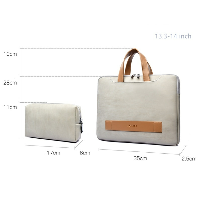 Etui JQ na laptopa 13,3&quot; 14,1&quot; eco skóra