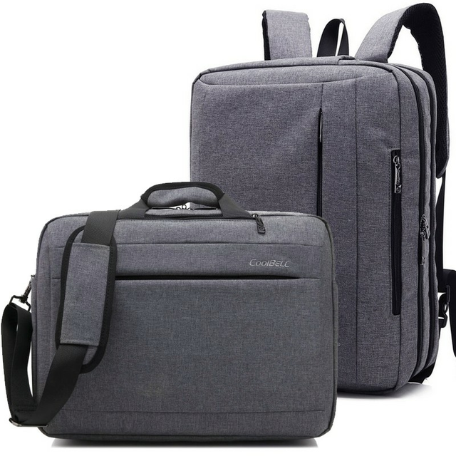 Torba/Plecak Coolbell na laptopa 17,3&quot; CB-5501 - Kolor: szary