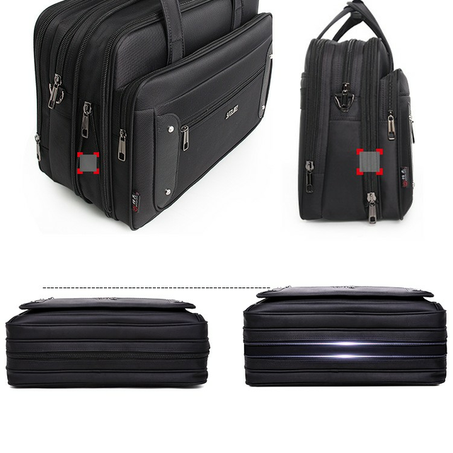 Klasyczna torba na laptopa 19&quot; dwukomorowa