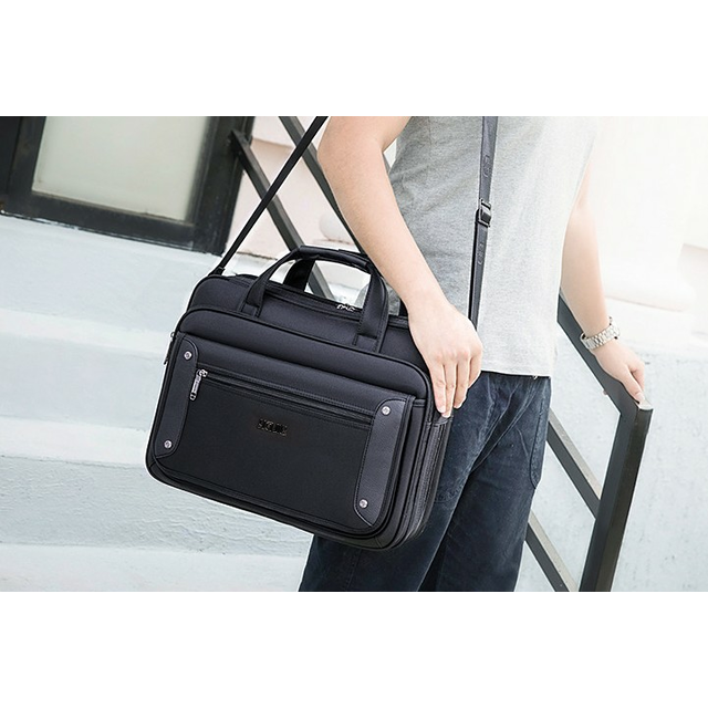 Klasyczna torba na laptopa 19&quot; dwukomorowa