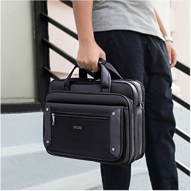Klasyczna torba na laptopa 19&quot; dwukomorowa