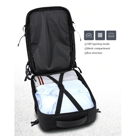 Plecak 2in1 Arctic Hunter na laptopa 15,6&quot; bardzo pojemny bagaż podręczny B00382