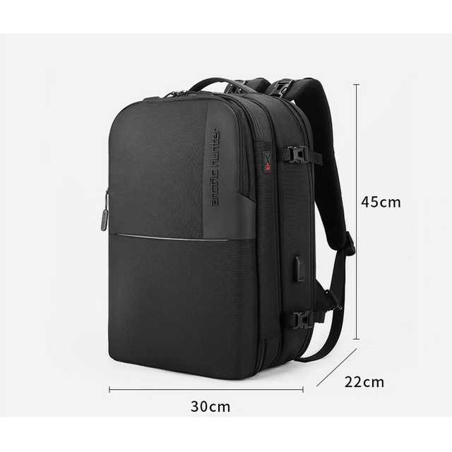 Plecak 2in1 Arctic Hunter na laptopa 15,6&quot; bardzo pojemny bagaż podręczny B00382
