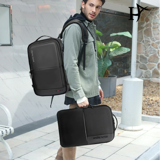 Plecak 2in1 Arctic Hunter na laptopa 15,6&quot; bardzo pojemny bagaż podręczny B00382