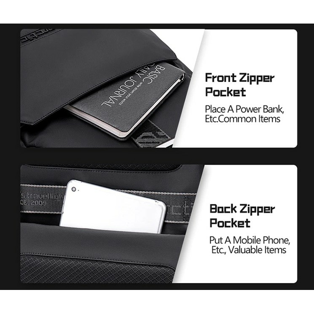 Plecak Arctic Hunter na laptopa 15,6&quot; B00428 z USB