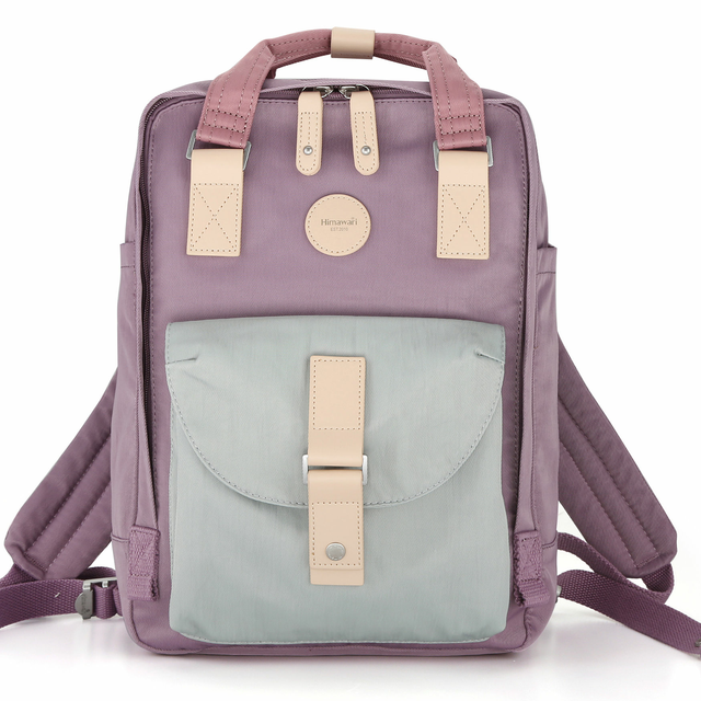 Plecak Himawari HM190L na laptopa 13,3&quot; 14,1&quot; vintage kwiaty (1)