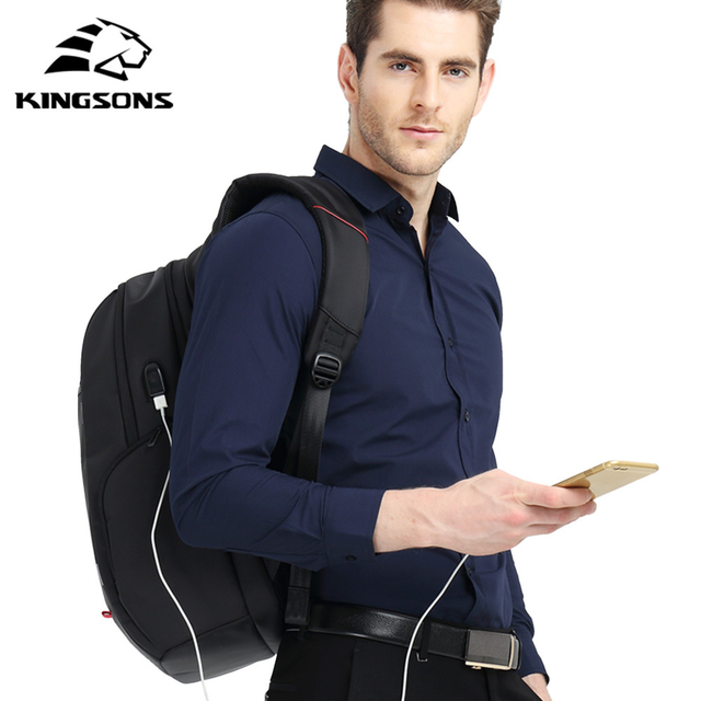 Plecak Kingsons na laptopa 17,3&quot; z USB
