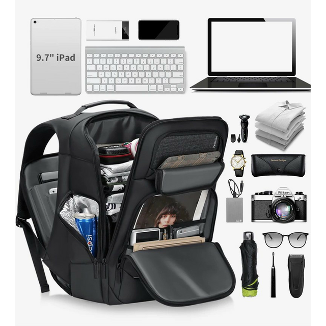 Plecak ROWE R-5076 na laptopa 15,6&quot; 16,4&quot; bardzo pojemny z USB