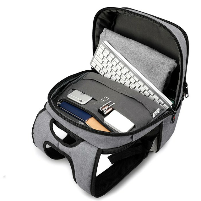 Plecak Tigernu na laptopa 15,6&quot; T-B3090 dwukomorowy z USB