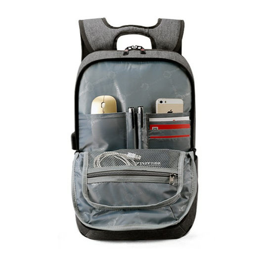 Plecak Tigernu na laptopa 15,6&quot; T-B3090 dwukomorowy z USB