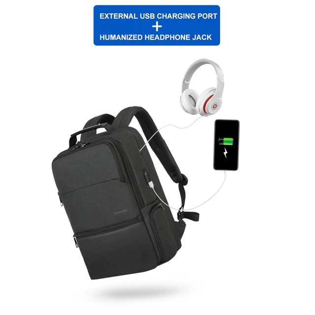 Plecak Tigernu na laptopa 19&quot; T-B3905 ochrona RFID i USB