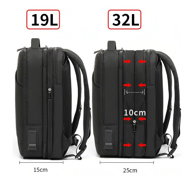 Plecak/Torba Arctic Hunter na laptopa 15,6&quot; 16,4&quot; B00345 bagaż podręczny z USB