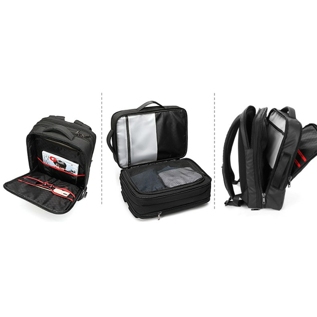 Plecak/Torba Arctic Hunter na laptopa 15,6&quot; 16,4&quot; B00345 bagaż podręczny z USB