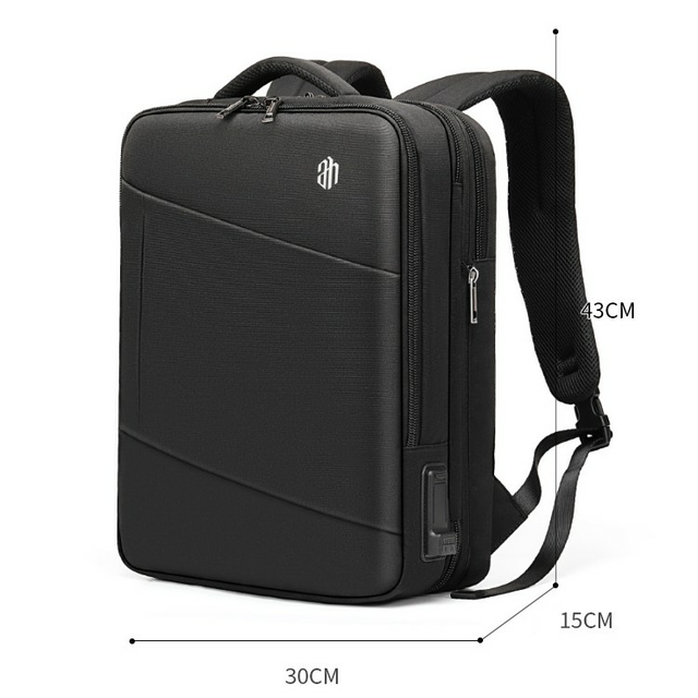 Plecak/Torba Arctic Hunter na laptopa 15,6&quot; 16,4&quot; B00345 bagaż podręczny z USB
