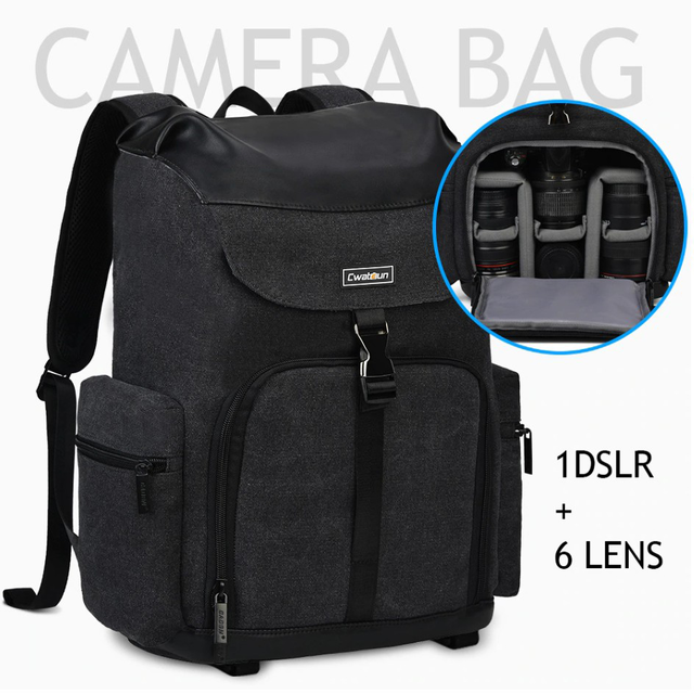 Plecak fotograficzny Caden M8 na aparat + laptopa 15,6&quot;