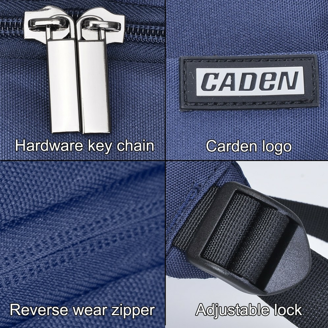 Plecak fotograficzny Caden na aparat + laptopa 14,1&quot; boczny dostęp