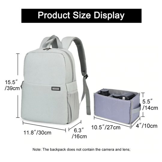 Plecak fotograficzny Caden na aparat + laptopa 14,1&quot; boczny dostęp
