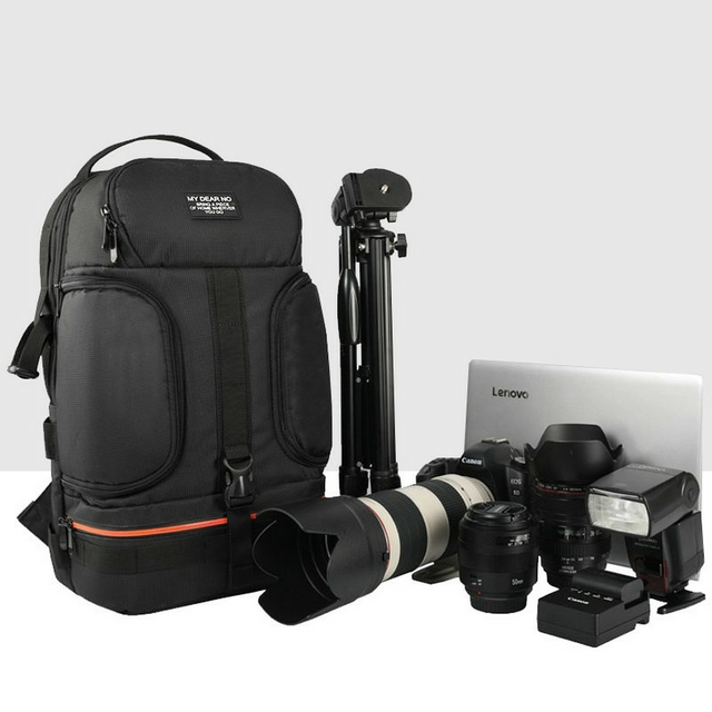 Plecak fotograficzny MDN na aparat + laptopa 15,6&quot;