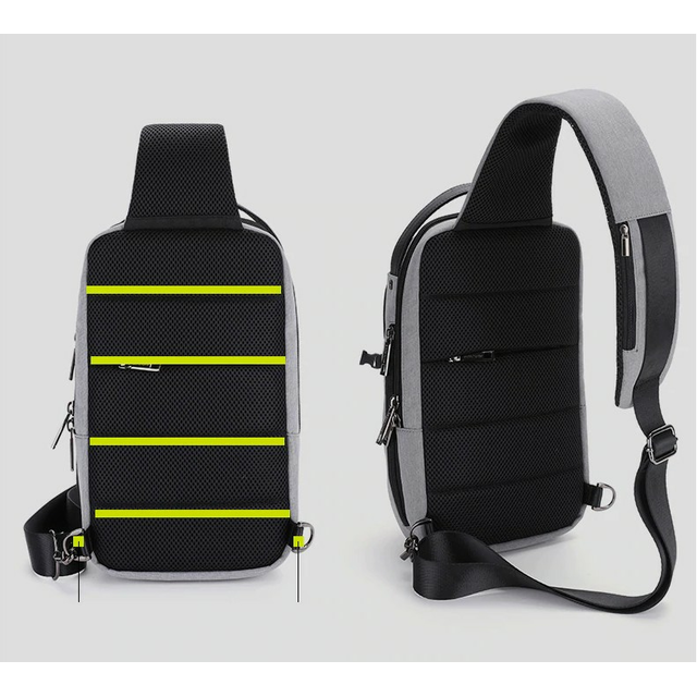 Plecak miejski Arctic Hunter na jedno ramię organizer z USB XB00105