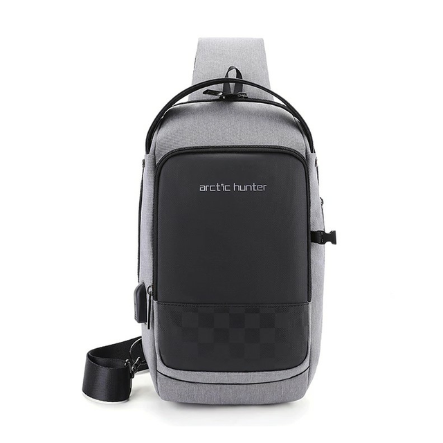 Plecak miejski Arctic Hunter na jedno ramię organizer z USB XB00105