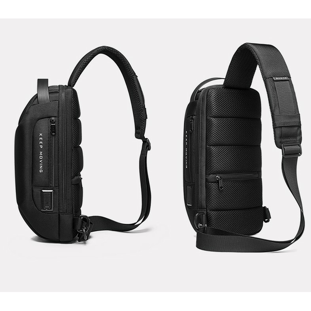 Plecak miejski Bamge na jedno ramię antykradzieżowy z organizerem i USB BG-22085